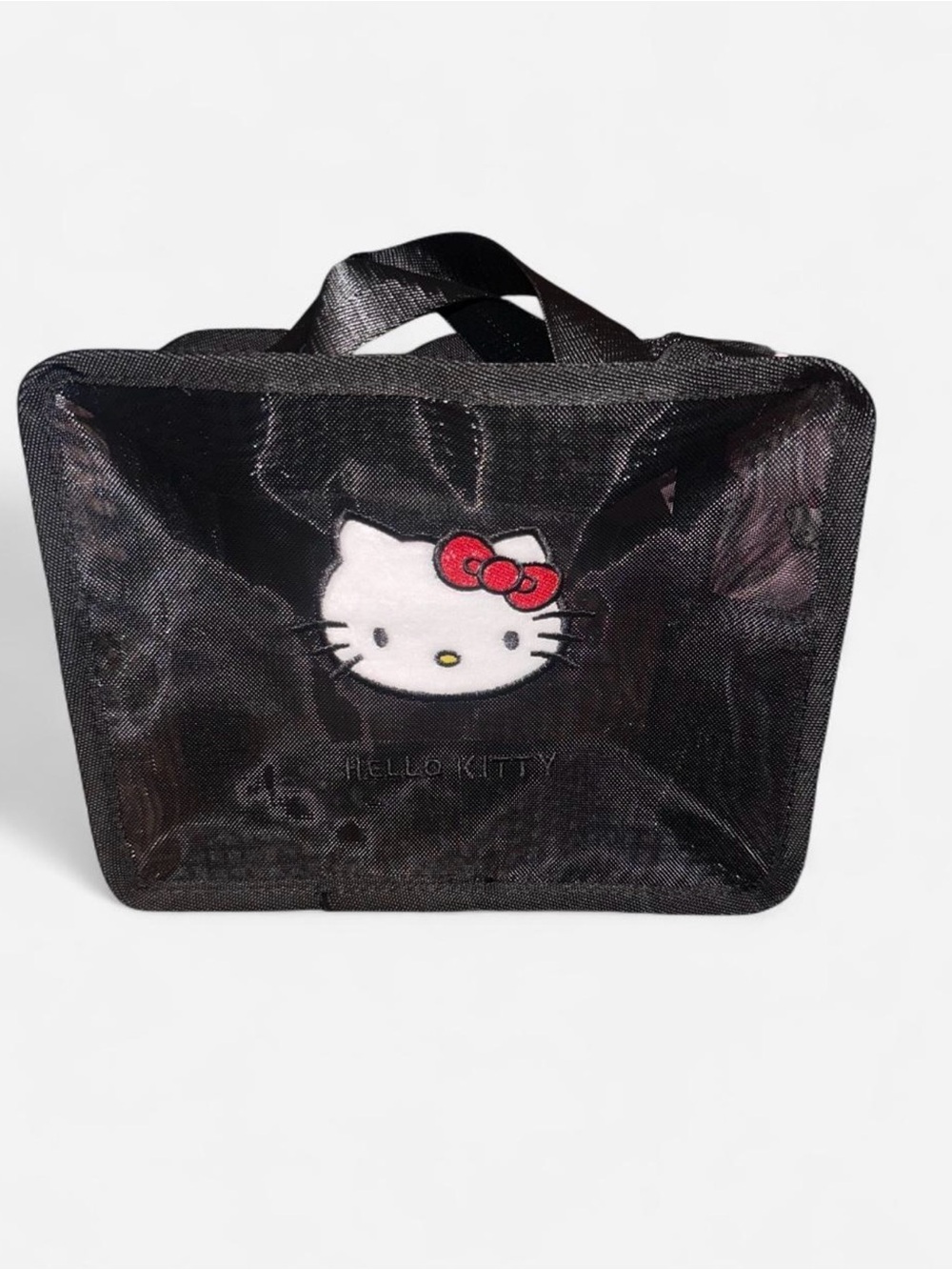 Hello Kitty Black Mesh Tote